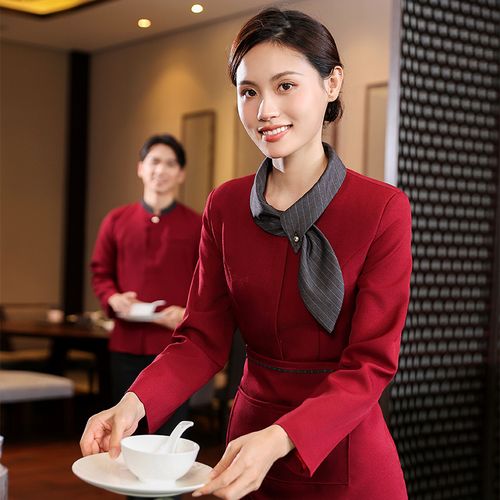 端莊雅致，服務(wù)新風(fēng)尚 秋冬中式宴會(huì)廳女服務(wù)員套裝設(shè)計(jì)解析